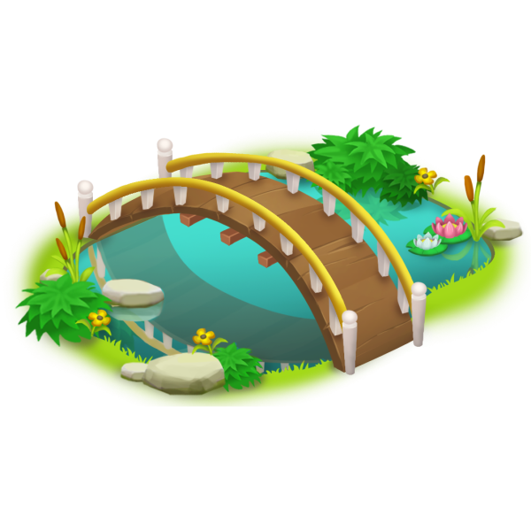 Мостик мультяшный