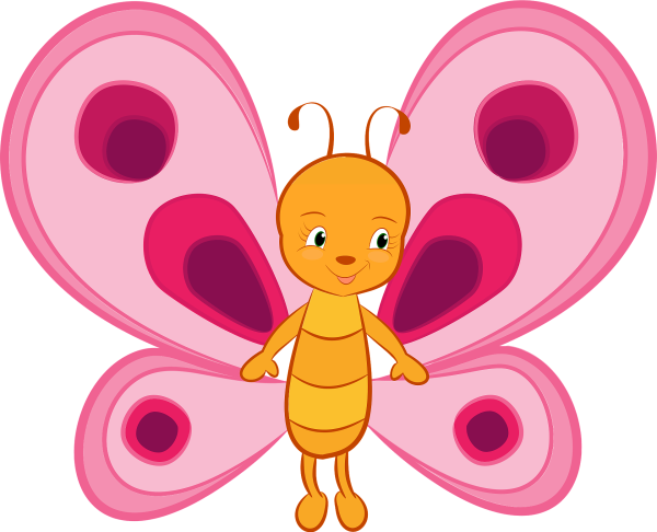 Бабочки мультяшные