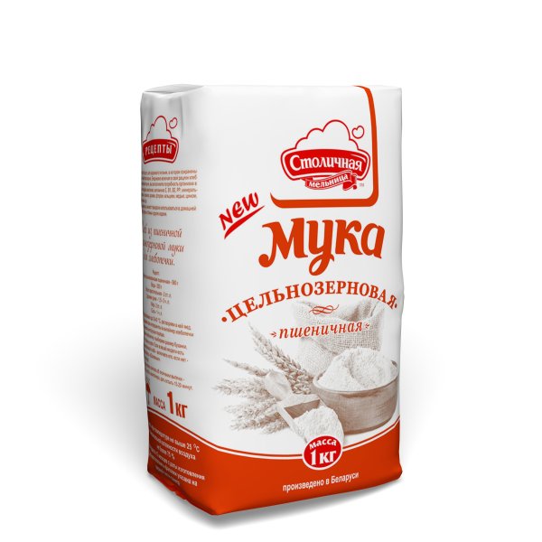 Пшеничная мука из цельных зерен