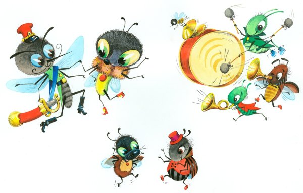 Герои Чуковского Муха