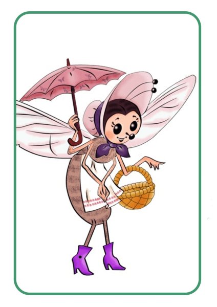 Герой мультика Муха Цокотуха