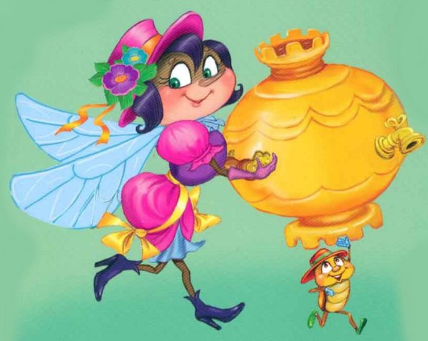 Сказки Чуковского Муха Цокотуха