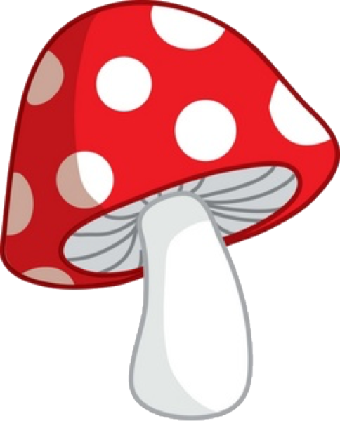Мухомор мультяшный