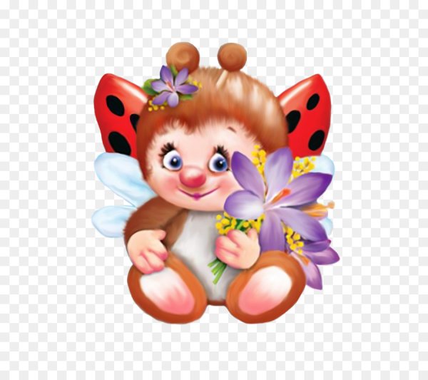 Цветочки мультяшные