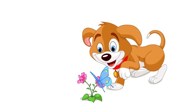 Собачка мультяшная