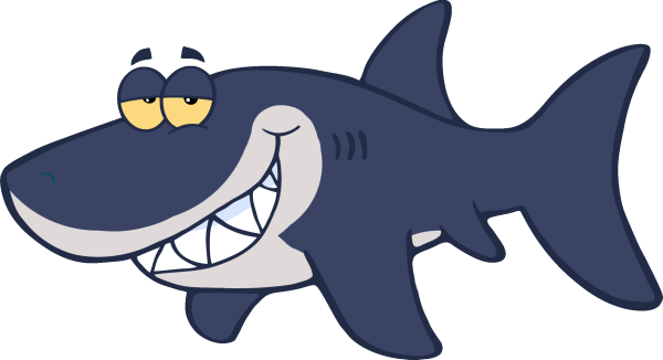 Акула мультяшка