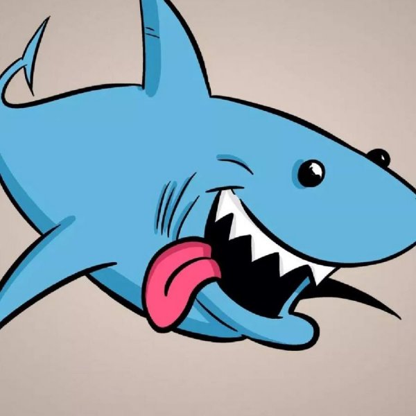 Акула рисунок