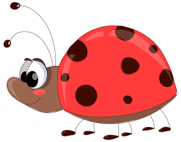 Божья коровка мультяшная