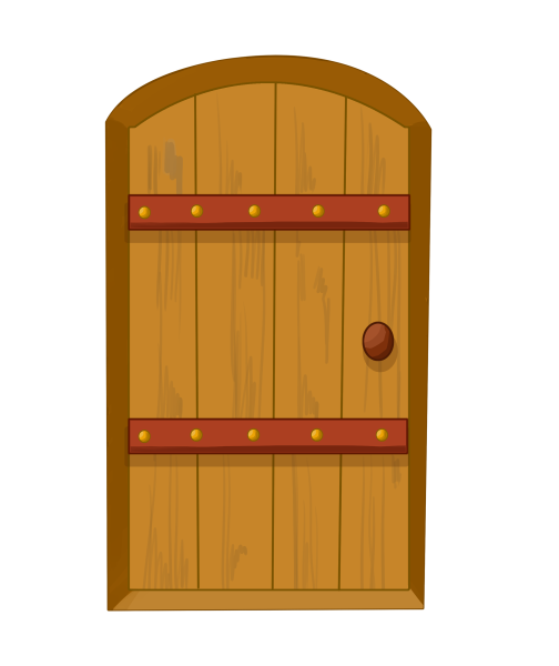 Дверь нарисованная