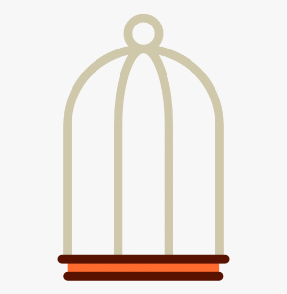 Клетка для птиц иконка