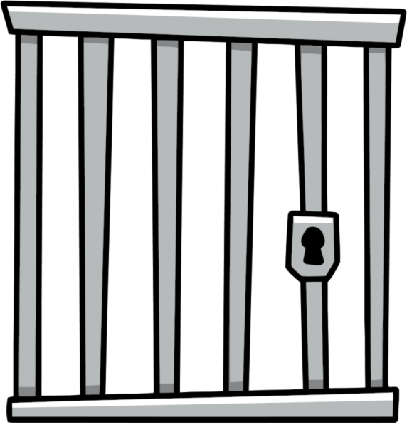 Решетка тюрьма вектор