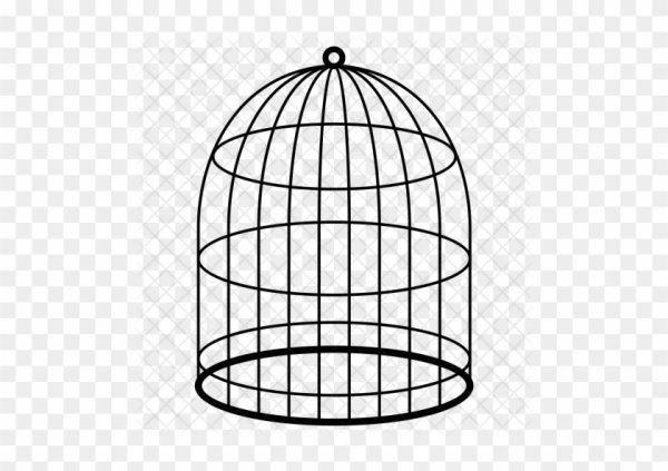 Клетка на прозрачном фоне