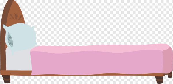 Кровать на прозрачном фоне