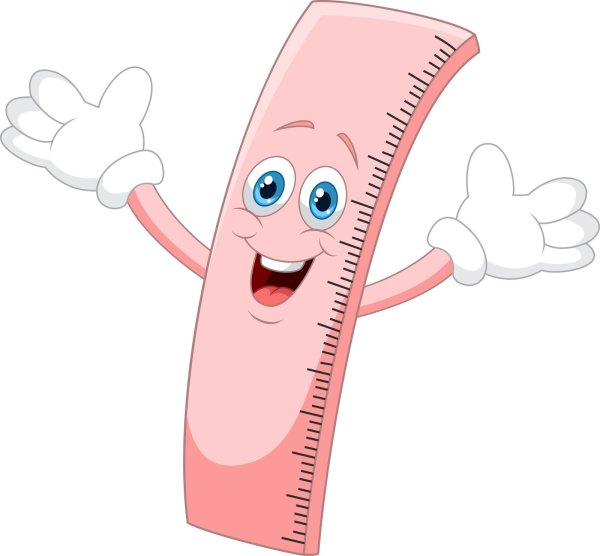 Линейка мультяшная