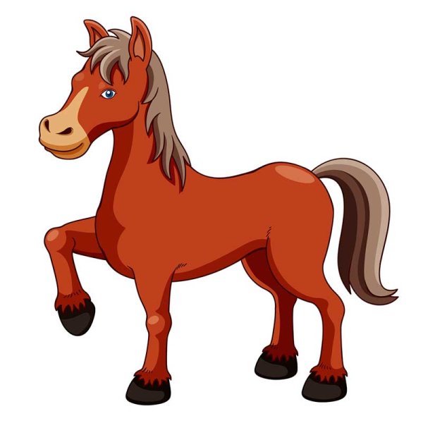 Лошадка рисунок для детей