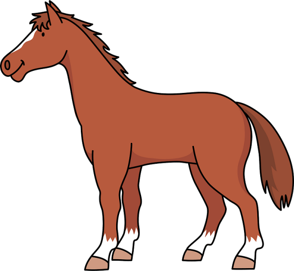 Лошадка мультяшный