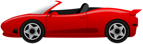 Машинка на прозрачном фоне для детей