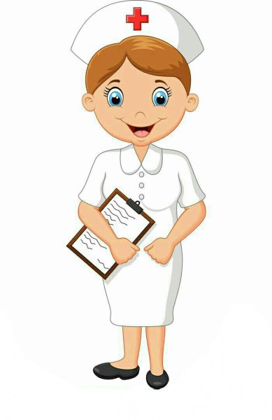 Медсестра мультяшная для детского сада