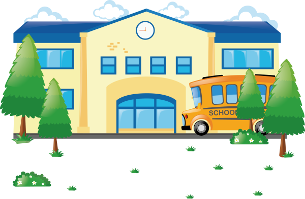 Нарисовать здание школы