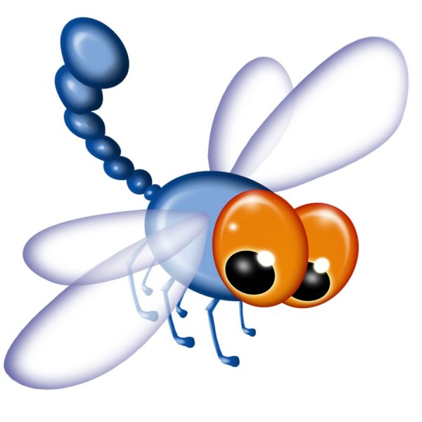 Стрекозы мультяшные