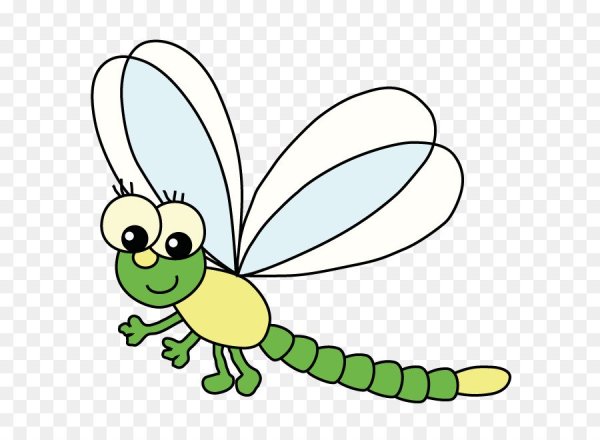 Стрекоза рисунок