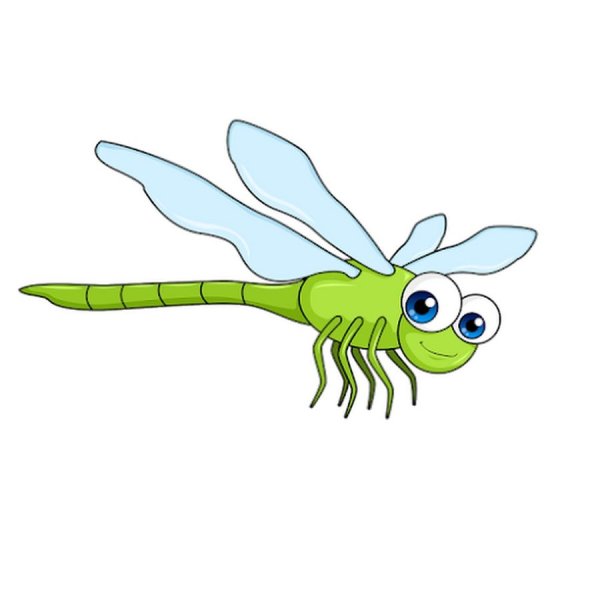 Стрекоза из мультика