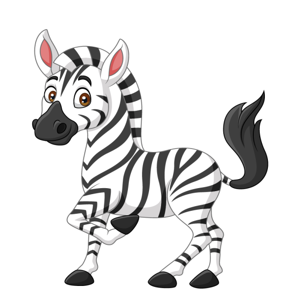 Зебра рисунок