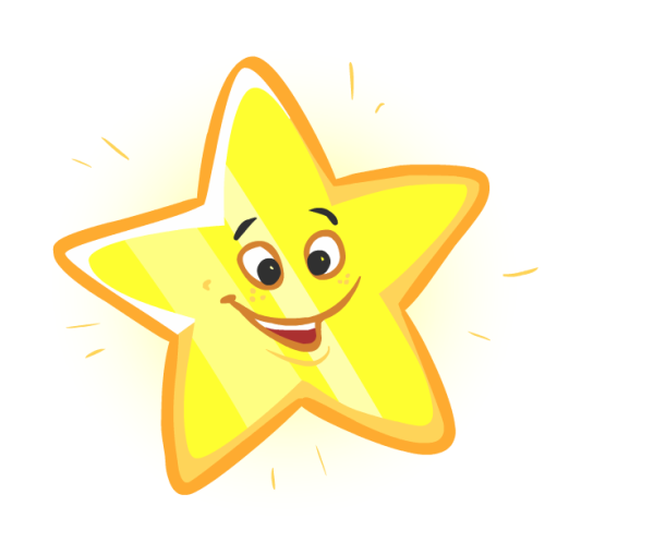 Звездочки мультяшные