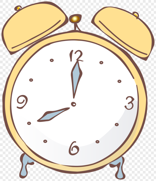 Часики на прозрачном фоне