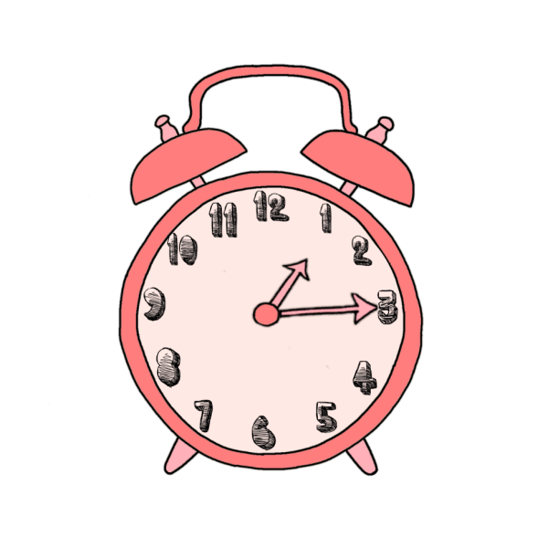 Часы рисунок