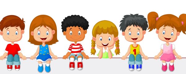 Клипарт дети на прозрачном фоне