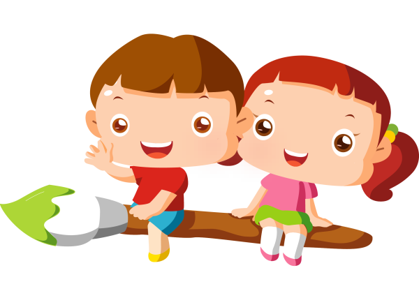 Мальчик и девочка мультяшные