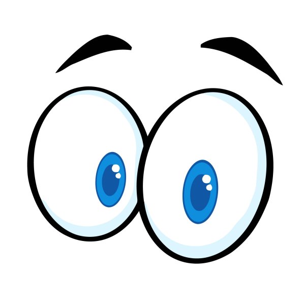 Глаза рисунок мультяшные