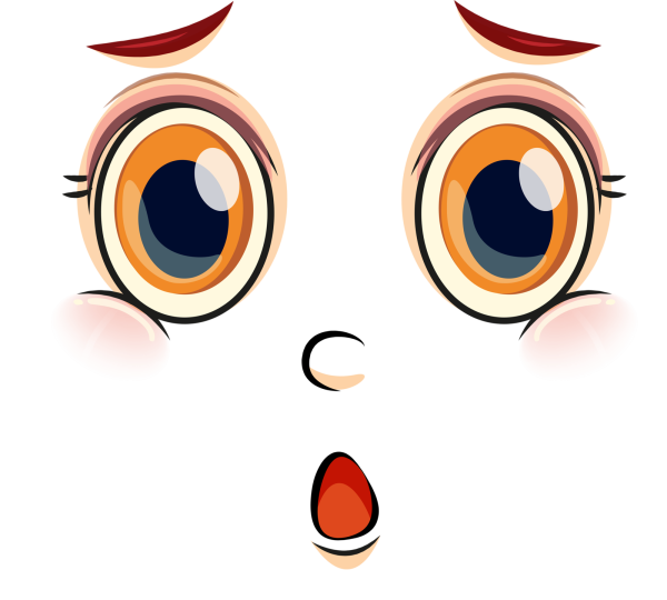 Глаза мультяшные Веселые
