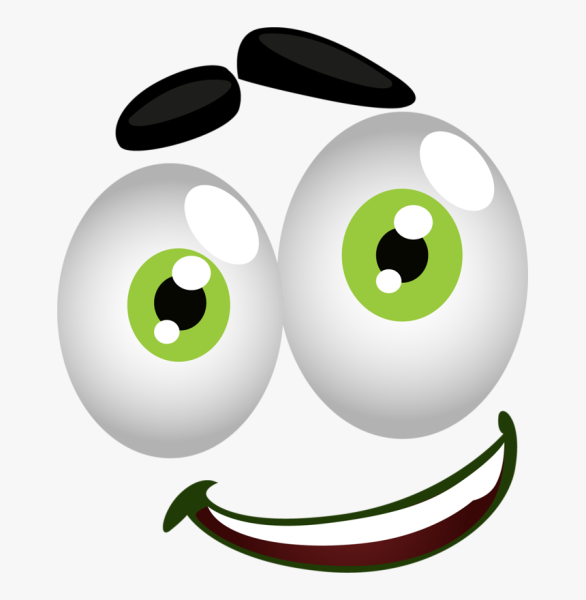 Смешные мультяшные глаза