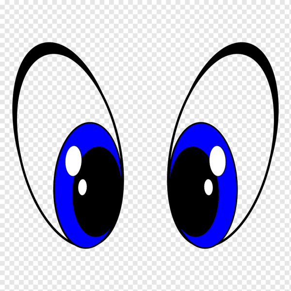 Глаза из мультика