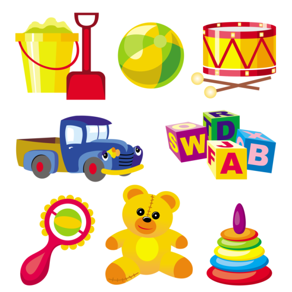Детские игрушки вектор