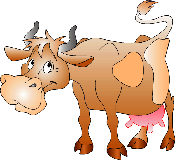 Корова мультяшная