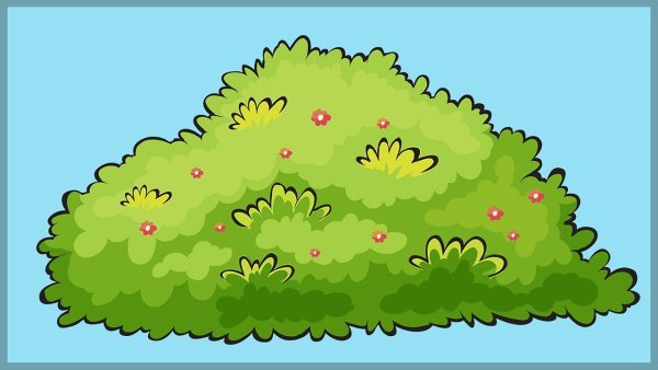 Куст мультяшный