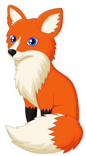 Лиса рисунок