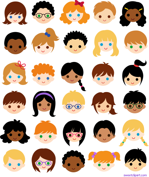 Детские рожицы