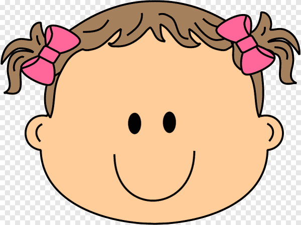 Лицо ребенка мультяшное