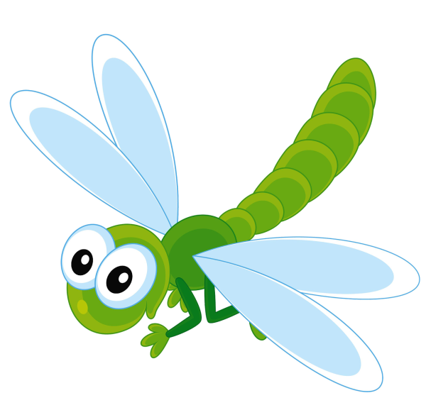 Стрекозы мультяшные