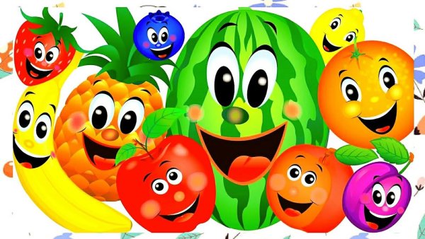 Мультяшные фрукты