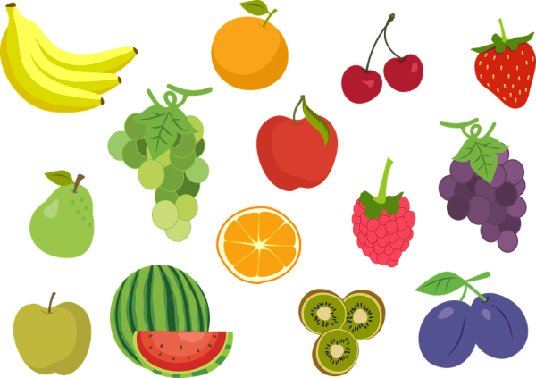 Векторная Графика фрукты