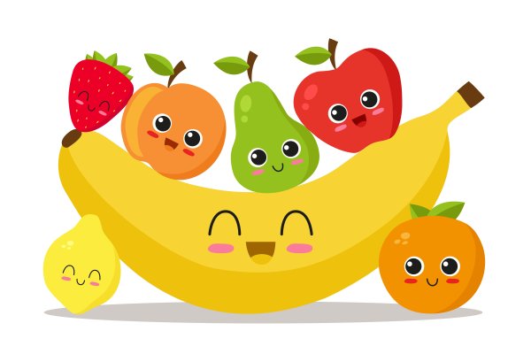 Funny Fruit vector