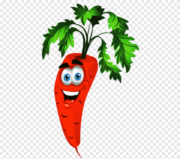 Веселые овощи и фрукты