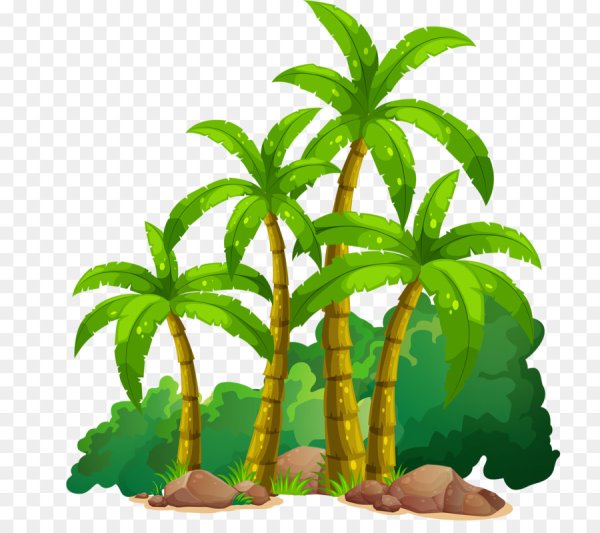 Пальмы мультяшные