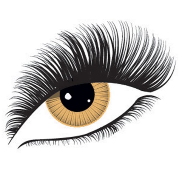 Ресницы без фона