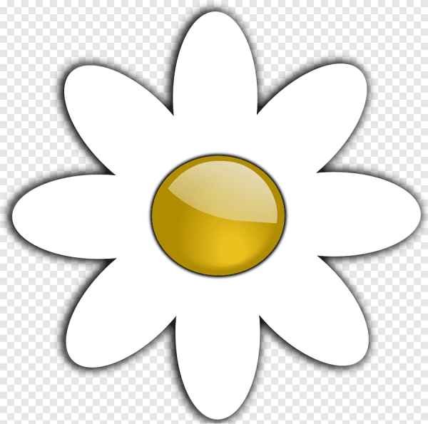 Ромашки мультяшные